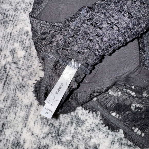 Bralette - Charcoal Lace - Picture 2 of 3